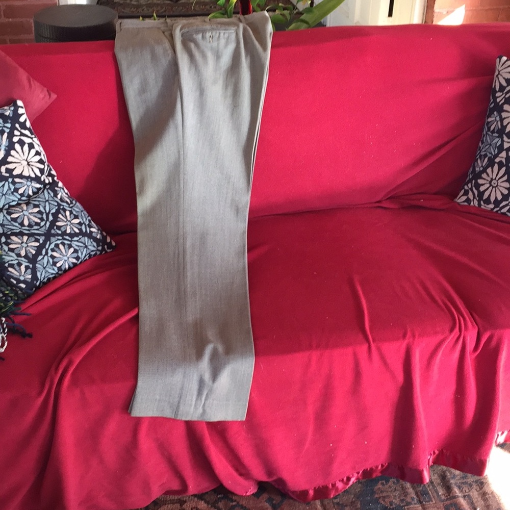 Brooks bros lt brown wool pants